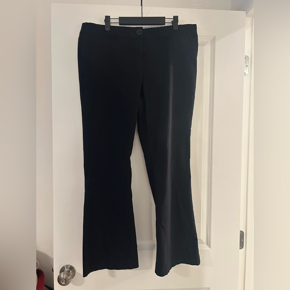 Matty M Classic Black Boot Cut Pants